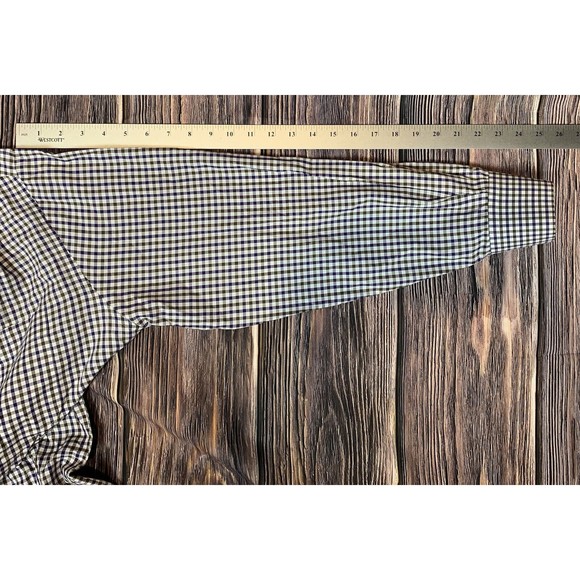 Peter Millar Multicolor Plaid Check Long Sleeve Button Down Casual Shirt Large - Picture 7 of 7